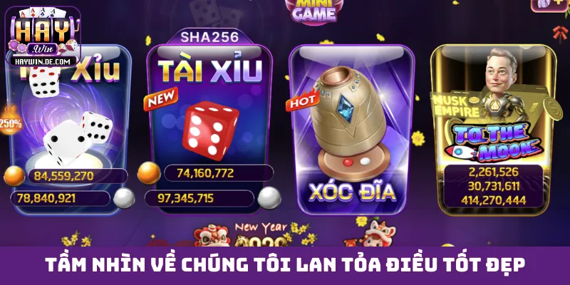 Tầm nhìn về chúng tôi lan tỏa điều tốt đẹp